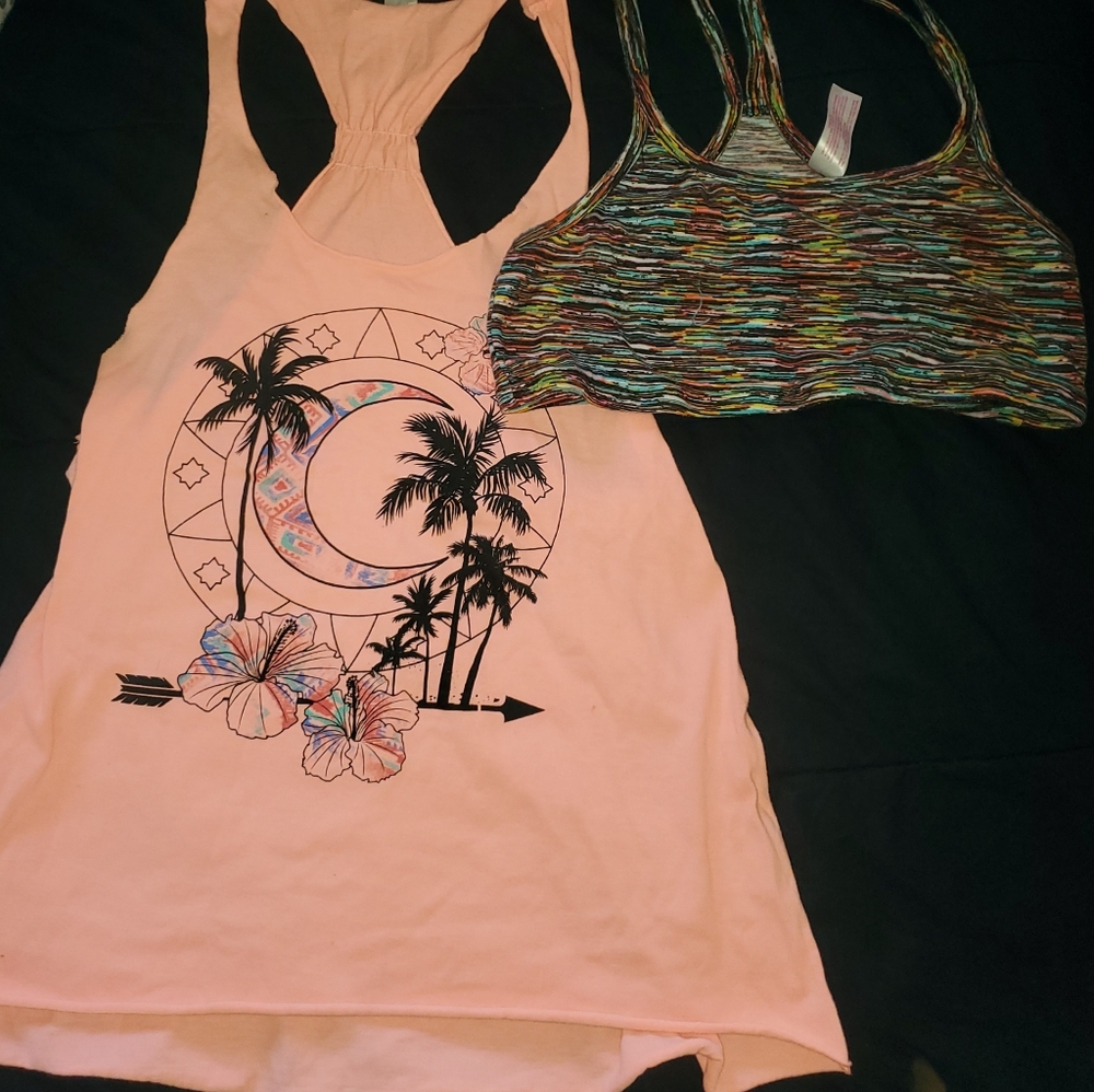 Racer back tank top